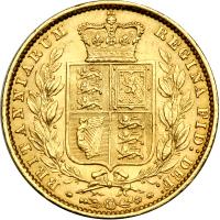 Great Britain. Sovereign, 1861. NGC MS61 - 2