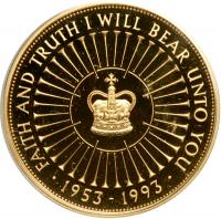 Great Britain. Gold 5 Pounds, 1993. PF - 2