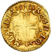 Italian States - Reggio-Emilia. Scudo d'oro, 1555. NGC EF40 - 2