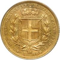 Italian States - Sardinia. 100 Lire, 1834-P - 2