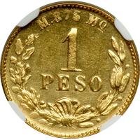 Mexico. Peso, 1904-Mo M. NGC MS64 - 2