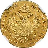 Poland. 50 Zlotych, 1817-IB. NGC EF45 - 2