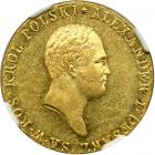 Poland. 50 Zlotych, 1819-IB. NGC AU58