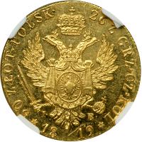 Poland. 50 Zlotych, 1819-IB. NGC AU58 - 2