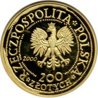 Poland. 200 Zlotych, 2000. NGC PF70 - 2