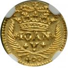 Portugal. 400 Reis, 1721. NGC MS62