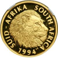 South Africa. 1 Natura, 1994. NGC PF67 - 2