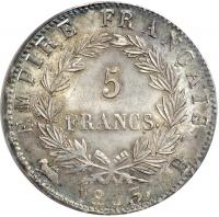 France. 5 Francs, 1813-B (Rouen). PCGS MS62 - 2