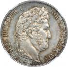 France. 5 Francs, 1845-BB (Strasbourg). NGC MS63