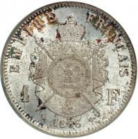 France. Franc, 1866-BB. PCGS MS66 - 2