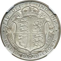 Great Britain. ½ Crown, 1902. NGC PF63 - 2