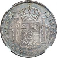 Guatemala. 8 Reales, 1815-NG M. NGC AU58 - 2