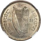 Ireland. Florin, 1931. NGC MS63