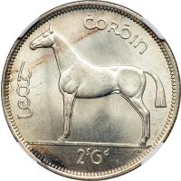 Ireland. &frac12; Crown, 1942. NGC MS65 - 2