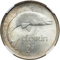 Ireland. Florin, 1942. NGC MS63 - 2