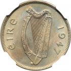 Ireland. 6 Pence, 1947. NGC MS64