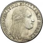 Italian States - Naples. 60 Grana (&frac12; Piastra), 1796-BP/ A P. NGC AU58