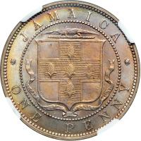 Jamaica. Penny, 1887. NGC MS64 - 2