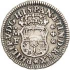 Mexico. ½ Real, 1740-Mo MF. VF