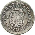 Mexico. ½ Real, 1751-Mo M. VF