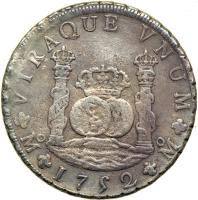 Mexico. 8 Reales, 1752-Mo MF. NGC EF - 2