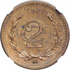 Mexico. 2 Centavos, 1921-Mo. NGC MS63