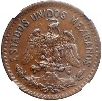Mexico. 10 Centavos, 1921-Mo. NGC AU - 2