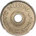 Palestine. 20 Mils, 1927. NGC MS63