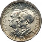 Philippines. Peso, 1936-M. NGC MS64