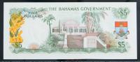 Bahamas SCWPM# 20a, L.1965 5 Dollars. PCGS Superb Gem New 67PPQ - 2