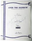 "Over the Rainbow" Piano Score Signed by Garland, Arlen, and Harburg