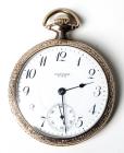 Waltham Yellow Gold Filled Open Face Pocket Watch