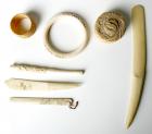 Seven Pieces of Ivory, c. Late 19th-Early 20th Century