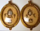 Two English Framed Cameo Prints