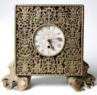 Early 1900's American Brass Mantle Clock