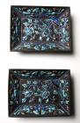 Pair of Antique Japanese Cloisonne Ashtrays