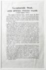 White Wash Broadside Mentioning "the President's house in Washington," c. 1820