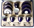 Antique English Demitasse Set by Royal Worcester