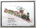 WITHDRAWN - Disney, Walt -- Personally Inscribed & Signed Donald Duck Sketch For His Childhood Friend