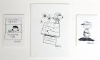 Schulz, Charles -- Original Drawings of Charlie, Lucy, and Snoopy