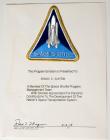 Shuttle Program, 1978, Embroidered "Shuttle Emblem"