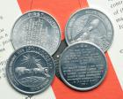 ASTP, 1975, FLOWN Manned Flight Awareness Medallions and Certificates