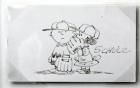 Schulz, Charles -- Original Drawing of Charlie Brown and Lucy