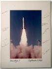 Miscellaneous, 1982, Signed "Conestoga I" Launch Presentation Photo