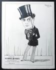 George Jessel & 3 Other 1920s Caricatures From the Palace Theater in New York