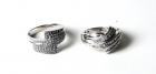 Collection of 2 Lady's Diamond, 10K White Gold Rings