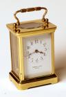 A Small Brass Carriage Clock