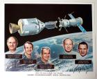 ASTP, 1975, Stafford, Brand, Slayton, Leonov & Kubasov Autographs