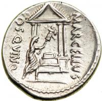 Roman Republic. P. Cornelius Lentulus Marcellinus, moneyer. AR Denarius minted at Rome, 50 BC. EF - 2