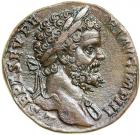 Septimius Severus, AD 193-211. AE Sestertius minted at Rome, AD 194. EF